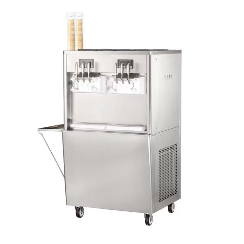 Maszyna do lodów włoskich RQMG22B, 4 smaki + 2 x mix, nocne chłodzenie, pompa napowietrzająca