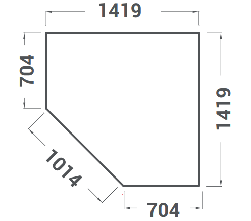 podstawa pod piec do pizzy Caravaggio - wymiary