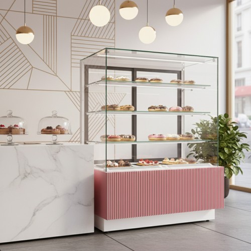 Witryna cukiernicza chłodnicza Dolce Visione Basic 900 BIANCO