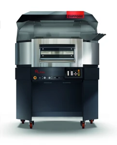 Piec do pizzy elektryczny obrotowy Cuppone Alpha | rotacyjny | jednokomorowy | płyta z kordierytu | 8x30 |  AO110/1TSS | 16,2 kW