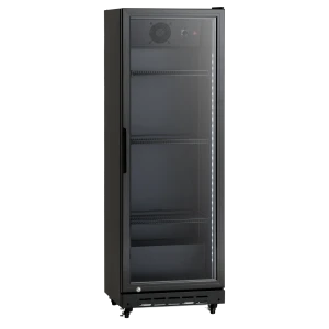 Szafa chłodnicza przeszklona Resto Quality SD181BE | 538x475x1575 mm | czarny | 214 l