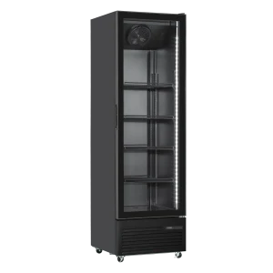 Szafa chłodnicza przeszklona Resto Quality DC426BGD | 608x595x2023 mm | czarny | 361 l