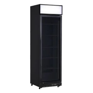Szafa chłodnicza przeszklona Resto Quality DCC420BD | 577x580x1980 mm | czarny | 386 l