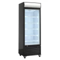 Szafa mroźnicza przeszklona Resto Quality DF400BD | 670x693x2008 mm | czarny | 400 l