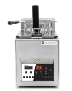 Frytownica elektryczna RQEF12L  | frytownica automatyczna  | automatyczne podnoszenie kosza | 12 l | 3,6 kW