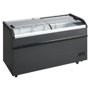Zamrażarka skrzyniowa chłodniczo-mroźnicza Resto Quality SIF500GC | przesuwne pokrywy | 1520x680x840 mm | szary | 488 l