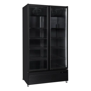 Szafa chłodnicza przeszklona Resto Quality DC826BD | 1000x694x2023 mm | czarny | 776 l