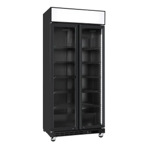 Szafa chłodnicza przeszklona Resto Quality DCC881BE | 870x605x1996 mm | czarny | 569 l