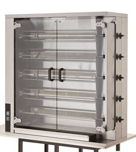 Rożen | opiekacz do kurczaków gazowy | wsad 25 kurczaków CRG 5